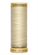 Natural Cotton Thread 100m, Col 519